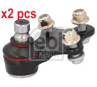 X2 PCS FRONT AXLE LEFT BOTH SIDES L&R 31814 BALL JOINT FEBI BILSTEIN