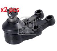 X2 PCS FRONT AXLE LEFT BOTH SIDES L&R 41241 BALL JOINT FEBI BILSTEIN