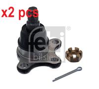 X2 PCS FRONT AXLE LEFT BOTH SIDES L&R 41718 BALL JOINT FEBI BILSTEIN