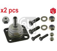 X2 PCS FRONT AXLE LEFT BOTH SIDES L&R BALL JOINT 22506 FEBI BILSTEIN