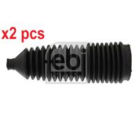 X2 PCS FRONT AXLE LEFT BOTH SIDES L&R BELLOW, STEERING 14101 FEBI BILSTEIN