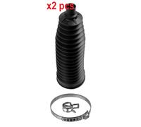 X2 PCS FRONT AXLE LEFT BOTH SIDES L&R BELLOW, STEERING 33627 01 LEMFÖRDER