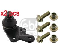 X2 PCS FRONT AXLE LEFT BOTH SIDES L&R FITS FORD BALL JOINT 32091 FEBI BILSTEIN