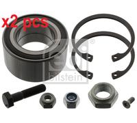 X2 PCS FRONT AXLE LEFT BOTH SIDES L&R WHEEL BEARING KIT 03620 FEBI BILSTEIN