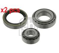 X2 PCS FRONT AXLE LEFT BOTH SIDES L&R WHEEL BEARING KIT 05580 FEBI BILSTEIN