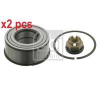 X2 PCS FRONT AXLE LEFT BOTH SIDES L&R WHEEL BEARING KIT 19823 FEBI BILSTEIN