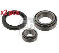 X2 PCS FRONT AXLE LEFT BOTH SIDES L&R WHEEL BEARING KIT 38649 FEBI BILSTEIN