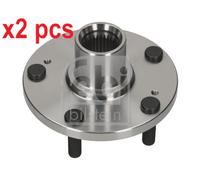 X2 PCS FRONT AXLE LEFT BOTH SIDES L&R WHEEL HUB 194629 FEBI BILSTEIN