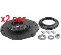 X2 PCS FRONT AXLE LEFT REPAIR KIT, SUSPENSION STRUT SUPPORT MOUNT KB65905 SNR