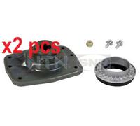 X2 PCS FRONT AXLE LEFT REPAIR KIT, SUSPENSION STRUT SUPPORT MOUNT KB65916 SNR