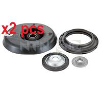 X2 PCS FRONT AXLE LEFT REPAIR KIT, SUSPENSION STRUT SUPPORT MOUNT KB65932 SNR
