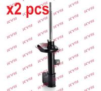 X2 PCS FRONT AXLE RIGHT 333757 SHOCK ABSORBER KYB