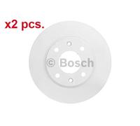 X2 PCS FRONT BRAKE DISC PAIR L&R 0 986 479 B32 BOSCH I