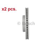 X2 PCS FRONT BRAKE DISC PAIR L&R 0 986 479 B88 BOSCH I