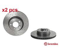X2 PCS FRONT BRAKE DISC PAIR L&R 09.B570.1X BREMBO I