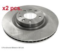 X2 PCS FRONT BRAKE DISC PAIR L&R ADM543111 BLUE PRINT I