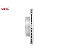 X2 PCS FRONT BRAKE DISC ROTORS SET L&R SIDES 0 986 479 B50 BOSCH I