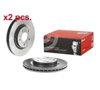 X2 PCS FRONT BRAKE DISC ROTORS SET L&R SIDES 09.N264.11 BREMBO I