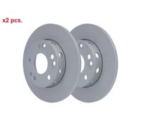 X2 PCS FRONT BRAKE DISC ROTORS SET L&R SIDES 24.0111-0137.1 ATE I