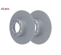 X2 PCS FRONT BRAKE DISC ROTORS SET L&R SIDES 24.0113-0137.1 ATE I