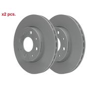 X2 PCS FRONT BRAKE DISC ROTORS SET L&R SIDES 24.0120-0184.1 ATE I