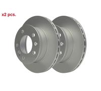 X2 PCS FRONT BRAKE DISC ROTORS SET L&R SIDES 24.0122-0161.1 ATE I