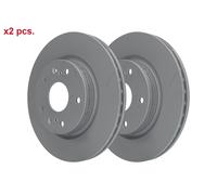 X2 PCS FRONT BRAKE DISC ROTORS SET L&R SIDES 24.0122-0290.1 ATE I