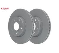 X2 PCS FRONT BRAKE DISC ROTORS SET L&R SIDES 24.0123-0110.1 ATE I