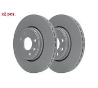 X2 PCS FRONT BRAKE DISC ROTORS SET L&R SIDES 24.0124-0158.1 ATE I