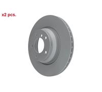 X2 PCS FRONT BRAKE DISC ROTORS SET L&R SIDES 24.0124-0200.1 ATE I