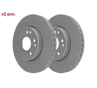 X2 PCS FRONT BRAKE DISC ROTORS SET L&R SIDES 24.0125-0107.1 ATE I