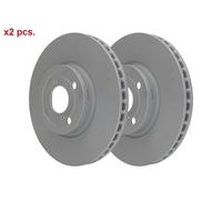 X2 PCS FRONT BRAKE DISC ROTORS SET L&R SIDES 24.0125-0157.1 ATE I