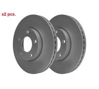 X2 PCS FRONT BRAKE DISC ROTORS SET L&R SIDES 24.0125-0165.1 ATE I
