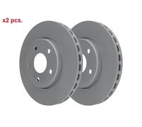 X2 PCS FRONT BRAKE DISC ROTORS SET L&R SIDES 24.0125-0167.1 ATE I