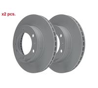 X2 PCS FRONT BRAKE DISC ROTORS SET L&R SIDES 24.0125-0192.1 ATE I
