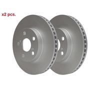 X2 PCS FRONT BRAKE DISC ROTORS SET L&R SIDES 24.0125-0196.1 ATE I