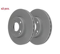 X2 PCS FRONT BRAKE DISC ROTORS SET L&R SIDES 24.0125-0200.1 ATE I