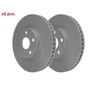 X2 PCS FRONT BRAKE DISC ROTORS SET L&R SIDES 24.0125-0700.1 ATE I