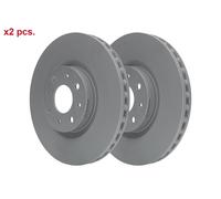 X2 PCS FRONT BRAKE DISC ROTORS SET L&R SIDES 24.0126-0125.1 ATE I