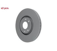 X2 PCS FRONT BRAKE DISC ROTORS SET L&R SIDES 24.0126-0140.1 ATE I