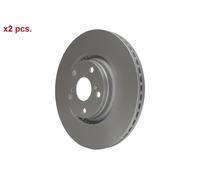 X2 PCS FRONT BRAKE DISC ROTORS SET L&R SIDES 24.0126-0160.1 ATE I