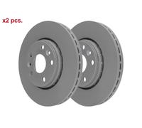 X2 PCS FRONT BRAKE DISC ROTORS SET L&R SIDES 24.0126-0180.1 ATE I