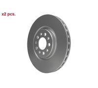 X2 PCS FRONT BRAKE DISC ROTORS SET L&R SIDES 24.0128-0191.1 ATE I