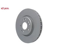 X2 PCS FRONT BRAKE DISC ROTORS SET L&R SIDES 24.0130-0121.1 ATE I
