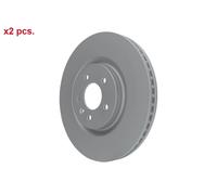 X2 PCS FRONT BRAKE DISC ROTORS SET L&R SIDES 24.0130-0254.1 ATE I