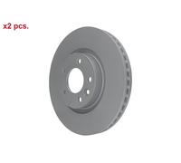 X2 PCS FRONT BRAKE DISC ROTORS SET L&R SIDES 24.0132-0116.1 ATE I