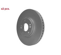 X2 PCS FRONT BRAKE DISC ROTORS SET L&R SIDES 24.0132-0169.1 ATE I