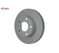 X2 PCS FRONT BRAKE DISC ROTORS SET L&R SIDES 24.0132-0188.1 ATE I