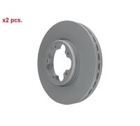 X2 PCS FRONT BRAKE DISC ROTORS SET L&R SIDES 24.0133-0101.1 ATE I