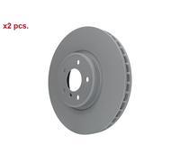 X2 PCS FRONT BRAKE DISC ROTORS SET L&R SIDES 24.0136-0109.1 ATE I